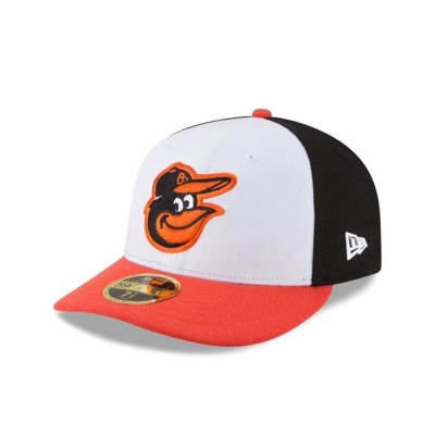 Baltimore Orioles Gorra | New Era MLB Authentic Collection Low Profile 59fifty Fitted Cap Mexico - Blancos